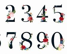 Image result for 26 Number Flower Designed