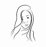 Image result for Girl Simple Line Art Drawing