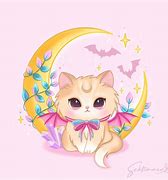 Image result for Moon Cat Stcker