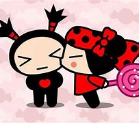 Image result for pucca funny love kiss