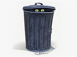 Image result for Cat Trash Can Cartoon