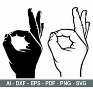 Image result for OK Fingers SVG