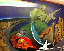 Image result for Wall Murals in Denver Airport