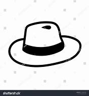 Image result for Lady with Fedora Hat Outline