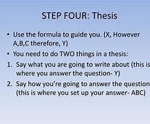 Image result for DBQ Thesis Formula