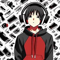 Image result for Anime Boy in Red Hoodie