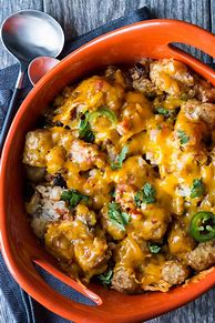 Image result for Slow Cooker Tater Tot Casserole