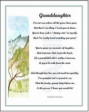 Image result for For My Granddaughter Birthday Poems