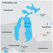 Image result for Aral Sea Russia Map