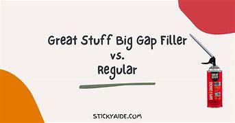 Image result for Great Stuff Big Gap