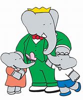 Image result for Babar The Elephant Art