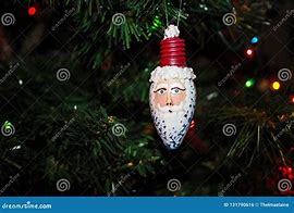 Image result for Resin Christmas Tree with Santa Face