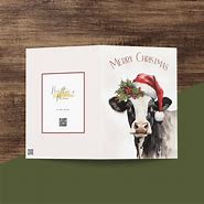 Image result for Dairy Cow Christmas Cards