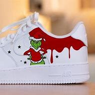 Image result for Grinch Nike Air Force 1 Red