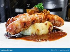 Image result for Mash Potatoes Sausage Drawing