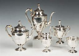 Image result for English 3 Piece Silver Tea Set