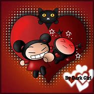 Image result for pucca funny love kiss