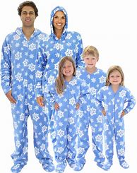 Image result for Christmas Footed Pajamas