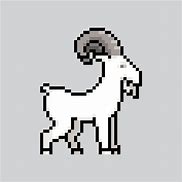 Image result for Goat Pixel Art Easy