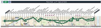 Image result for Bus 61 Route Map