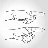 Image result for Pointing Human Hand Drawing