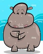 Image result for Hippo Alamy Cartoon