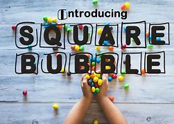 Image result for Square Bubble Letters