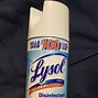 Image result for Lysol Disinfectant Spray Back of Bottle