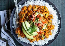 Image result for Chicken Tikka Bowl Brown Rice