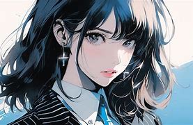 Image result for Anime Face Looking Up