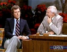 Image result for Letterman Johnny Carson