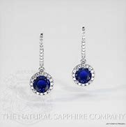 Image result for Genuine Sapphire Earrings