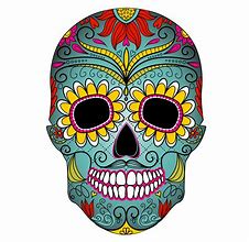 Image result for Sugar Skull Face Clip Art