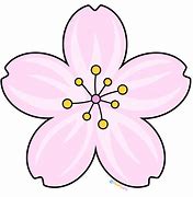 Image result for Cherry Blossom Single Flower Clip Art