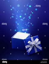 Image result for Blue Open Gift Box