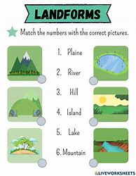 Image result for 2nd Grade Geography Landforms