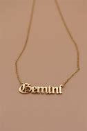 Image result for Gemini Necklace