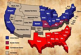 Image result for Secession Map 1861