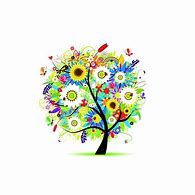 Image result for Flowers Design Tree