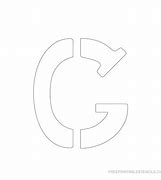 Image result for Letter G Stencil Clip Art