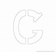 Image result for Letter G Stencil Clip Art