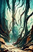 Image result for Inside Cave Forest