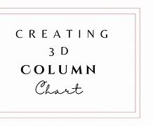 Image result for 3D Column Chart Excel