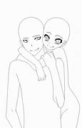 Image result for Anime Couple Pose Template