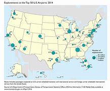 Image result for Major US Airports Map