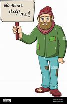 Image result for Homless Man Cartoon