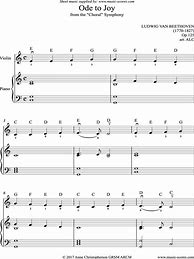 Image result for Violin Sheet Music