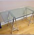 Image result for IKEA Metal Glass Desk