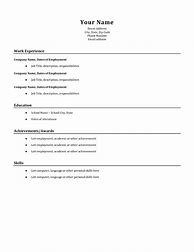 Image result for A Simple CV Format