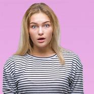 Image result for Blonde Woman Pointing in Shock